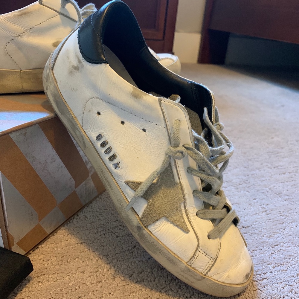 Golden Goose Distressed Sneakers- sz 38 (US Sz 8)
